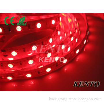 3528SMD Indoor Red Led Strip Lights, 60pcs/meter